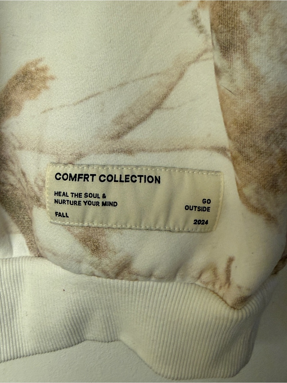 Comfrt Collection Go Outside 2024 Camo Crewneck Sweatshirt - Picture 3 of 4